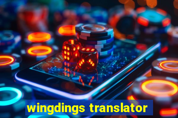 wingdings translator